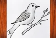 Best Bird Drawing easy