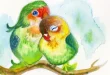 Cute Birds drawing
